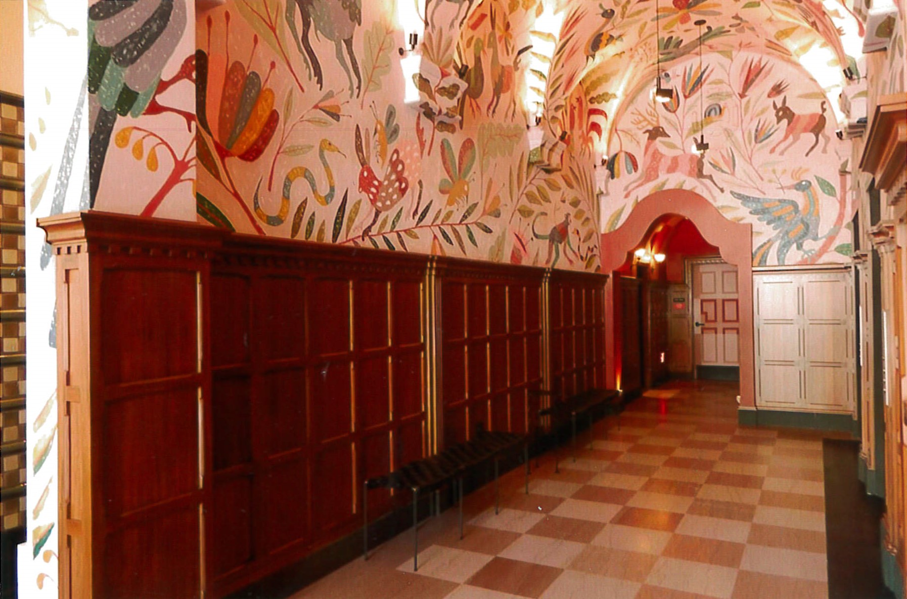 Renovated elevator lobby 